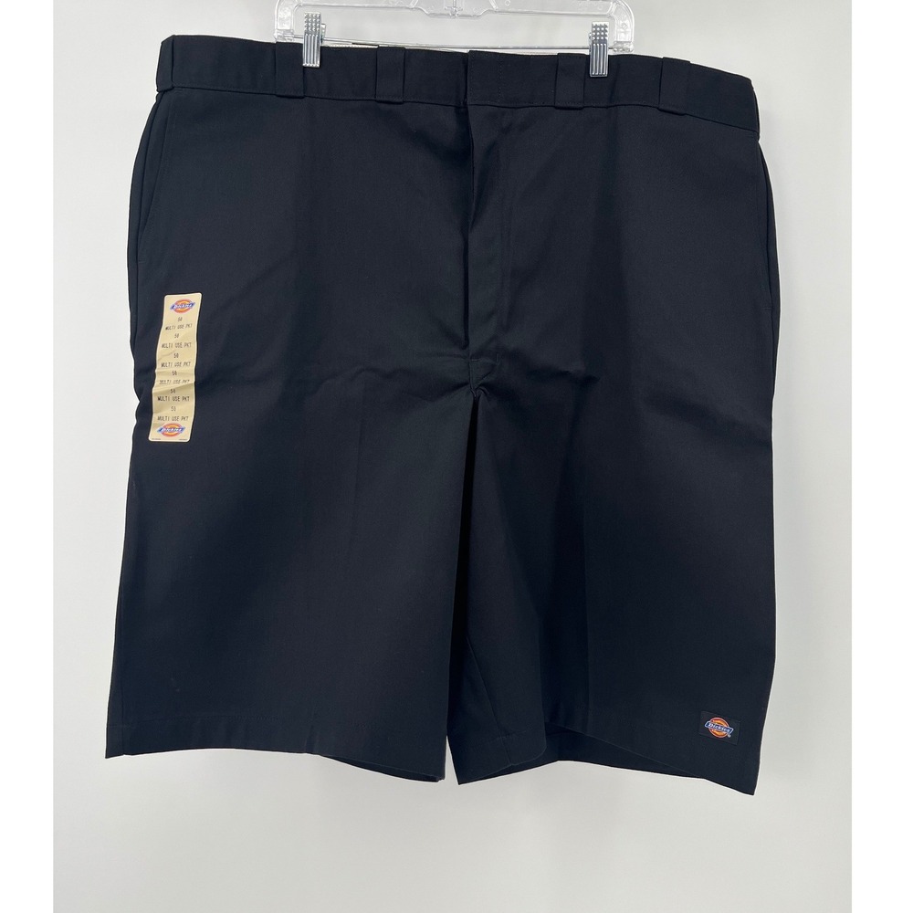 Dickies Multi-Pocket Work Shorts Mens 50 Black Loose Fit 13 Inseam 42283BK